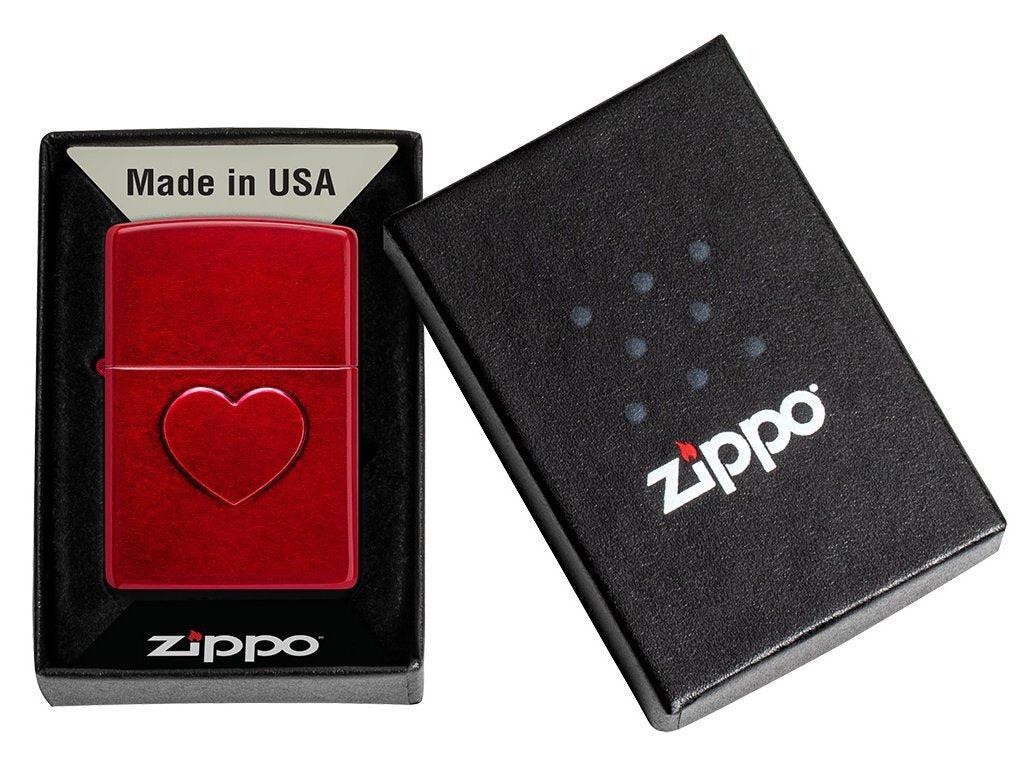 Zapalovač Zippo 66075 Stamped Heart Design
