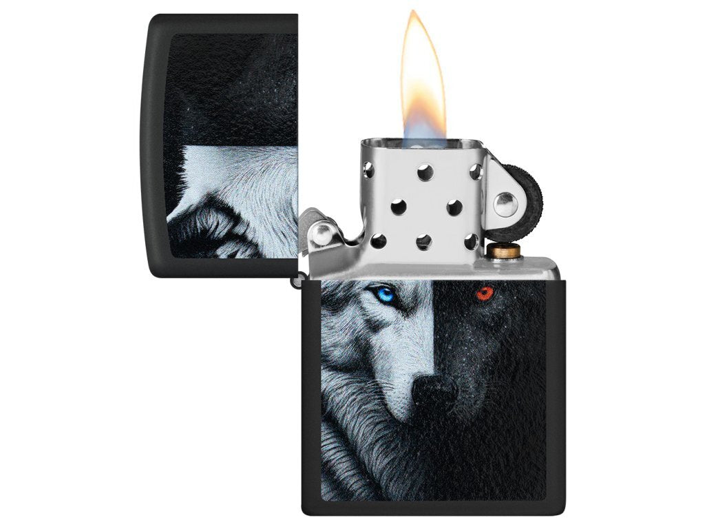 Zapalovač Zippo 66076 Two Wolves Design