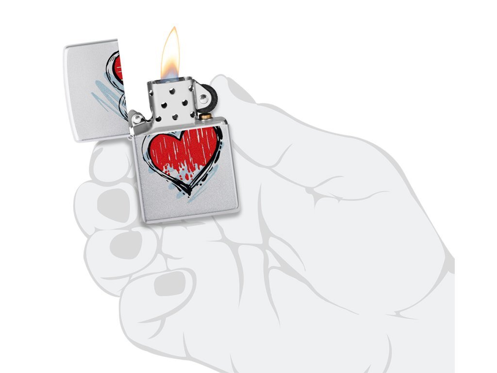 Zippo 20795 Heart Design