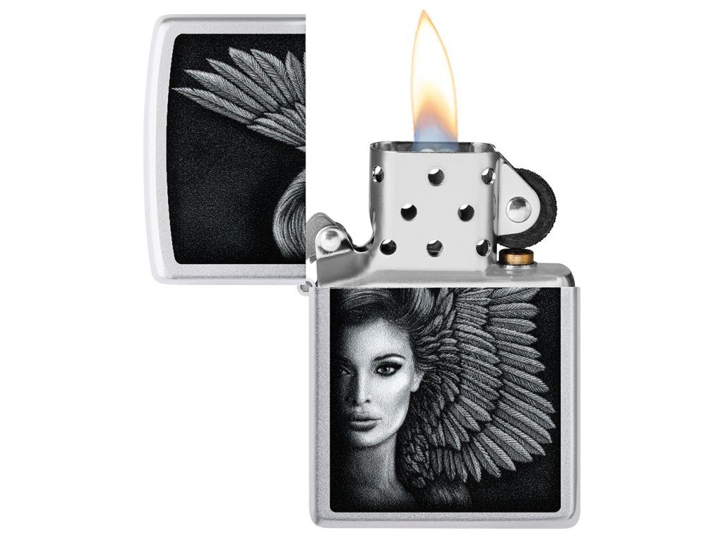 Zippo Lighter 20796 Lady Wing Design