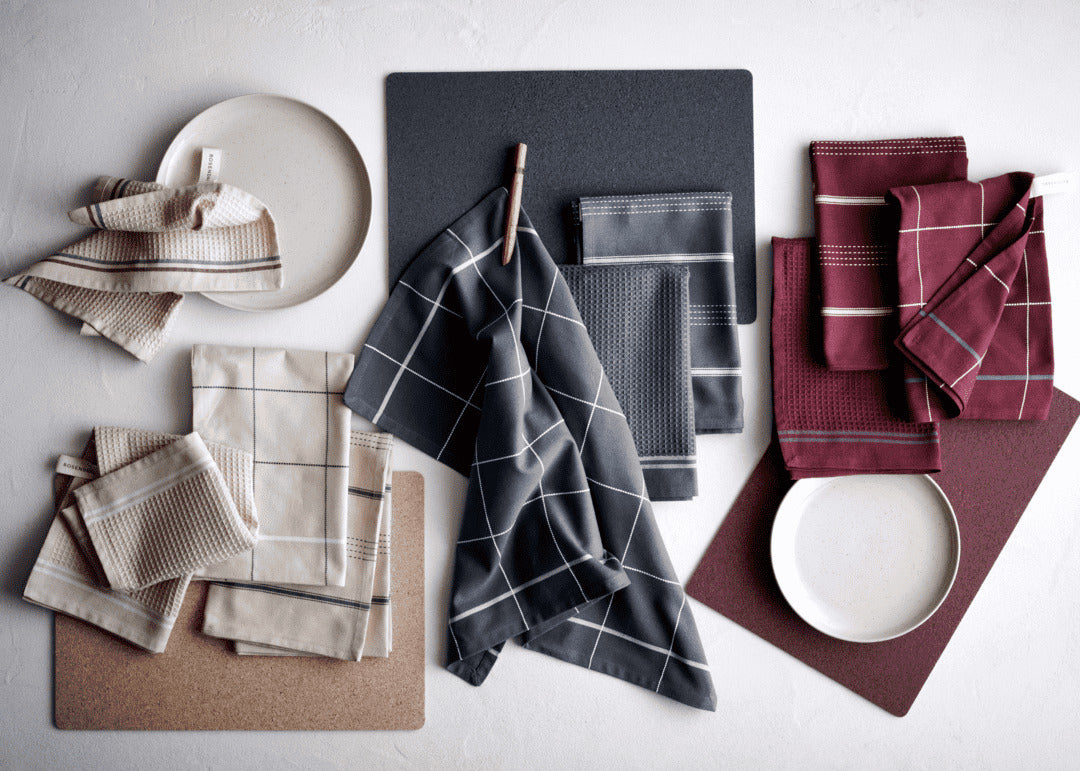 Rosendahl Gamma kitchen towel 50x70 cm, red burgundy, 21422