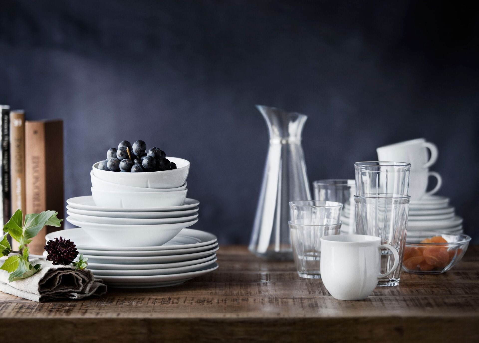 Rosendahl Grand Cru Soft porcelánové hluboké talíře 21,5 cm, white, 4 ks, 20527