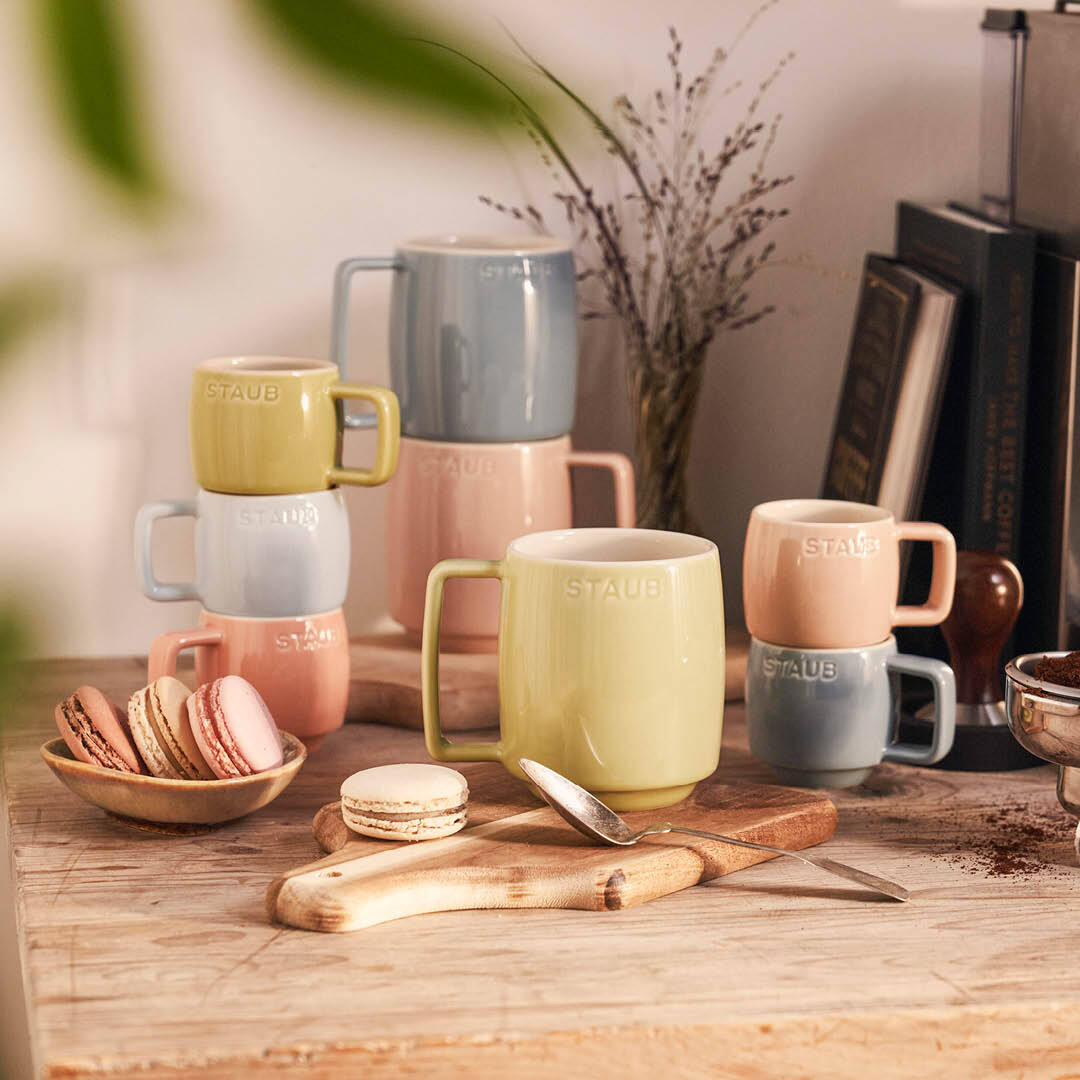 Staub set of 6 ceramic mugs 6 cm/0.1 l, macaron, 1029096