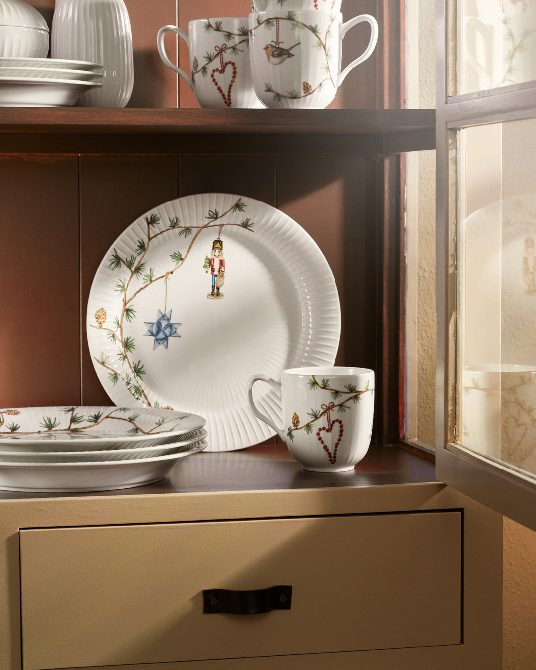 Kähler Hammershoi Christmas porcelánový talíř 27 cm, white, 693205