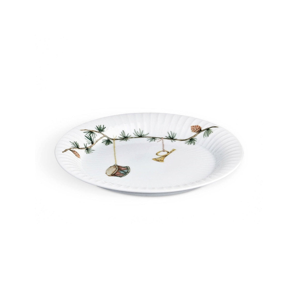 Kähler Hammershoi Christmas porcelánový talíř 19 cm, white, 693202