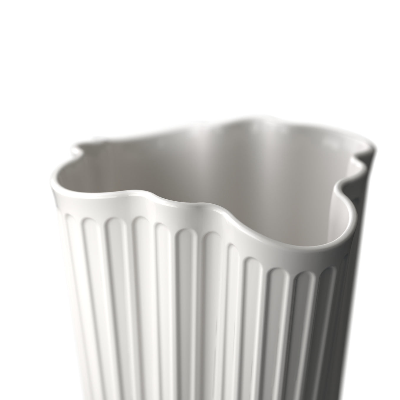 Kähler Hammershoi Unfold keramická váza 16,5 cm, white, 693287