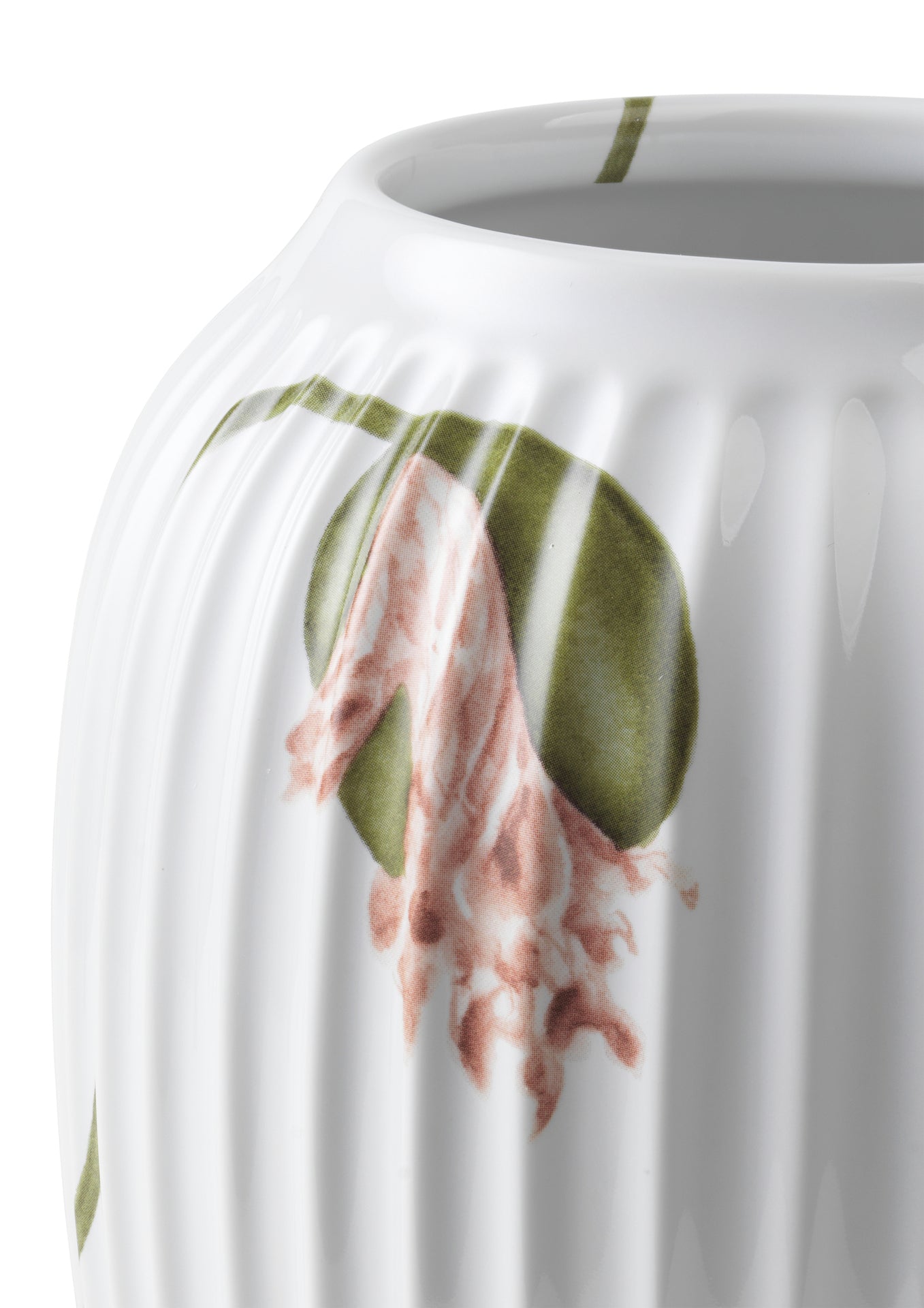 Kähler Hammershoi Poppy porcelánová váza 21 cm, white, 693019
