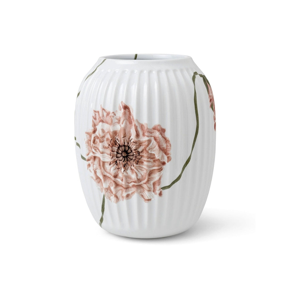 Kähler Hammershoi Poppy porcelánová váza 21 cm, white, 693019
