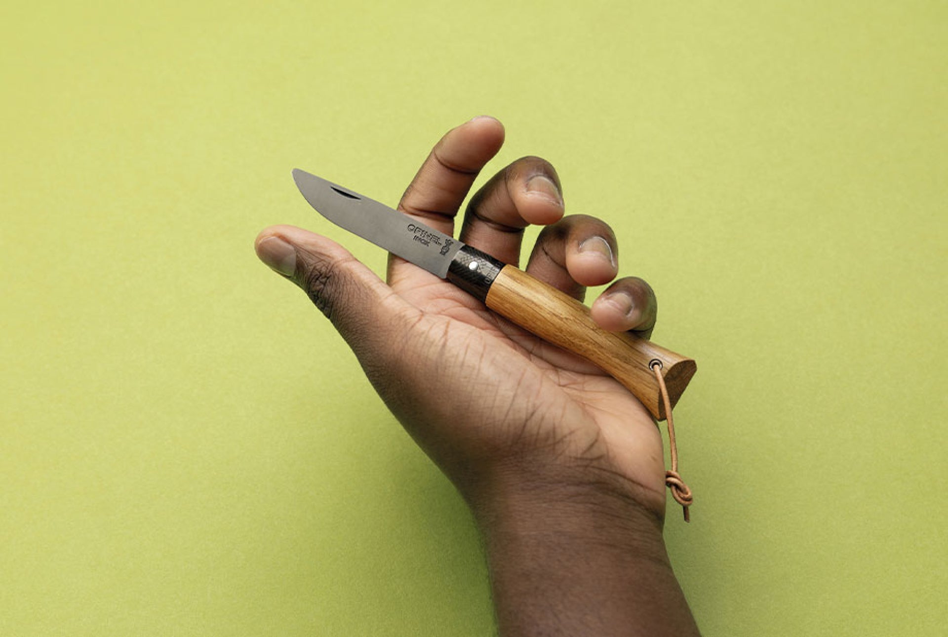 Opinel néo6 Black Oak zavírací nůž 7 cm, 003109