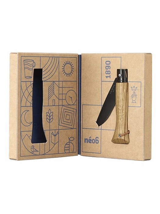 Opinel néo6 Black Oak zavírací nůž 7 cm, 003109