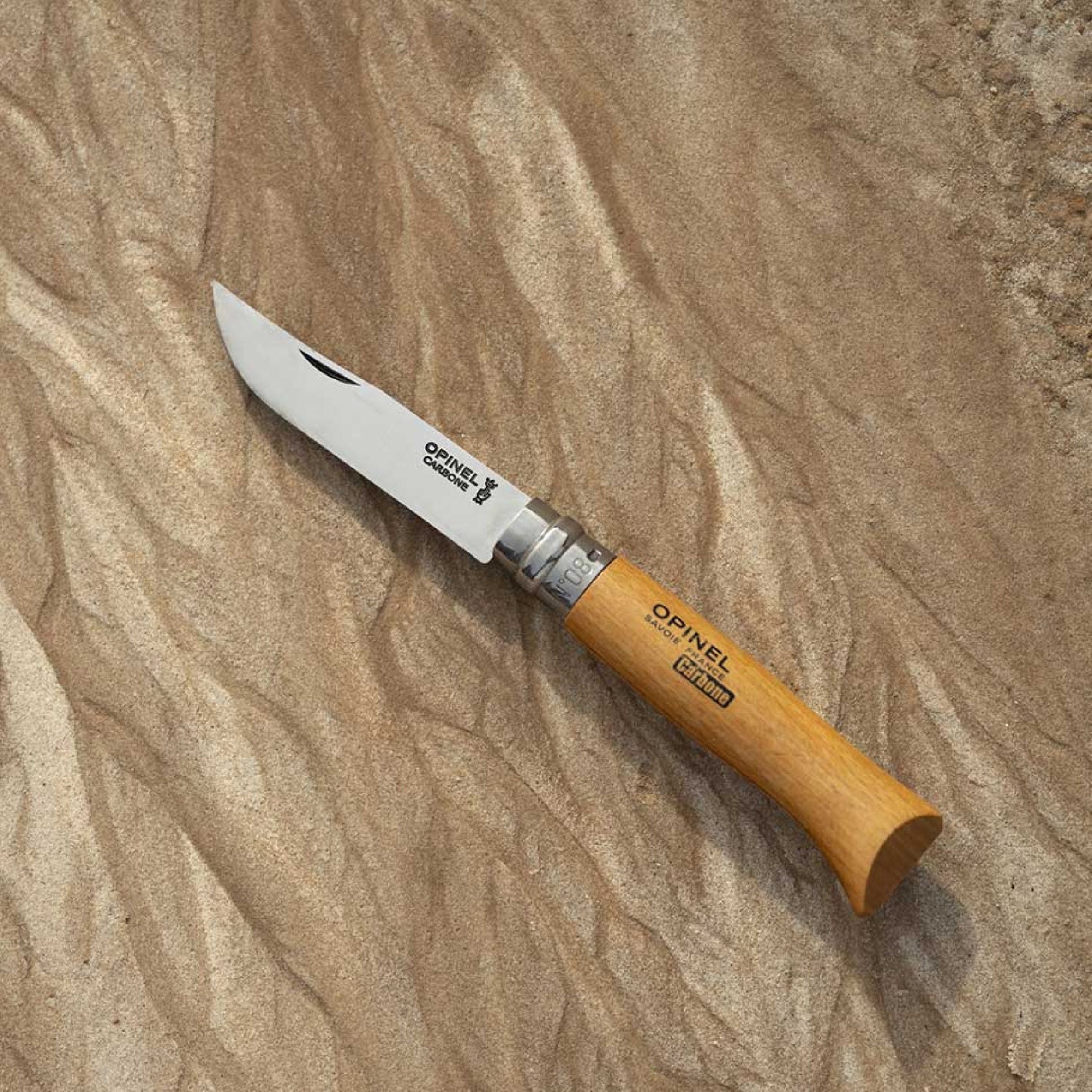 Opinel Carbon collection of folding knives in gift box, 10 pcs, 183104