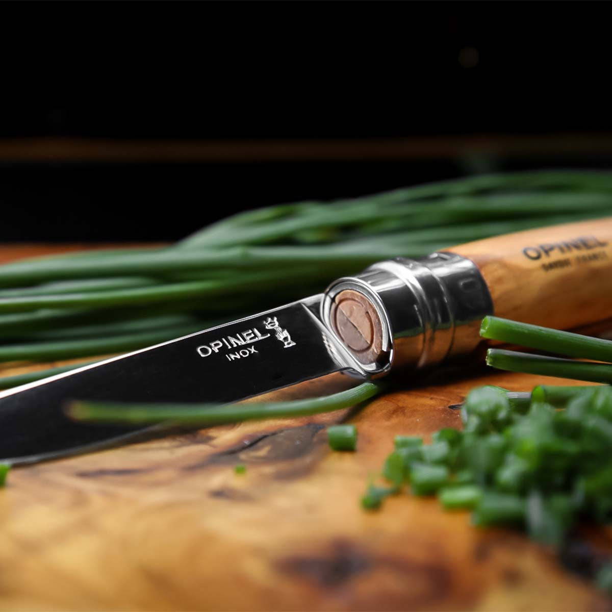Opinel Slim Olive N°10 dárkové balení nože s pouzdrem, 001090