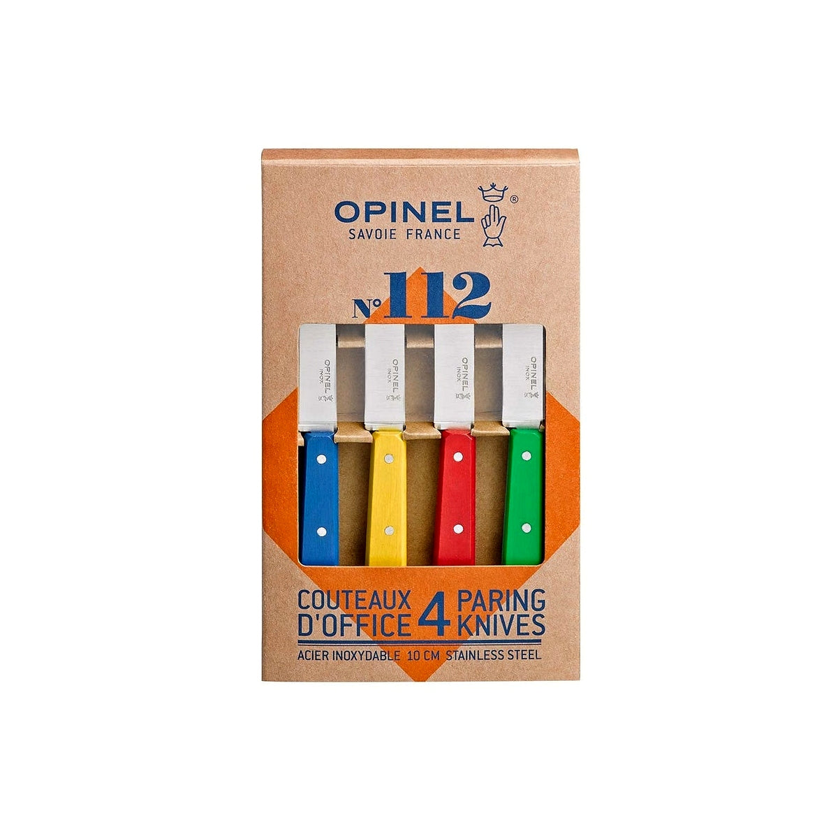 Opinel Les Essentiels N°112 slicing knife set 4 pcs, 001233