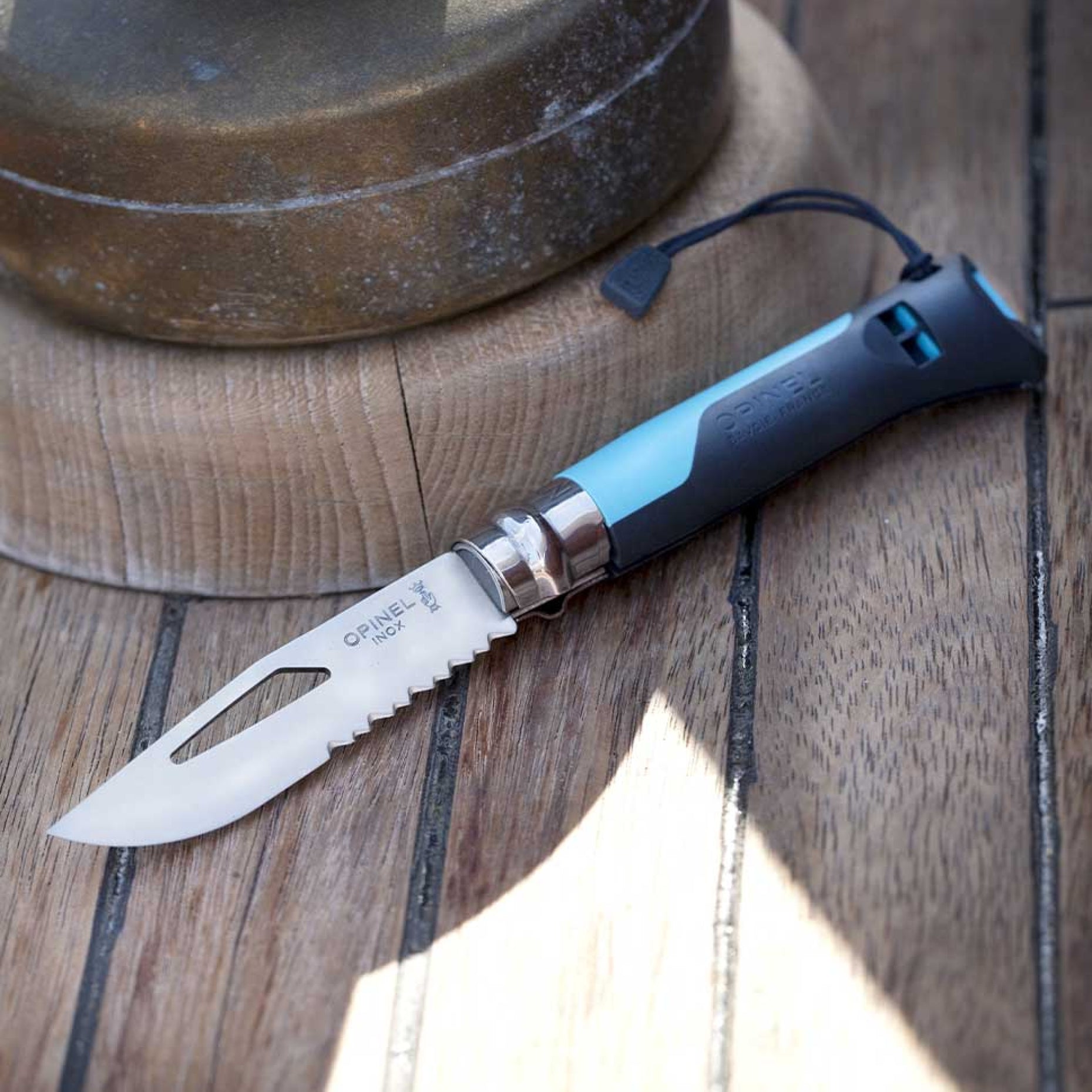 Nôž Opinel Outdoor N°08 8,5 cm, modrý, 001576