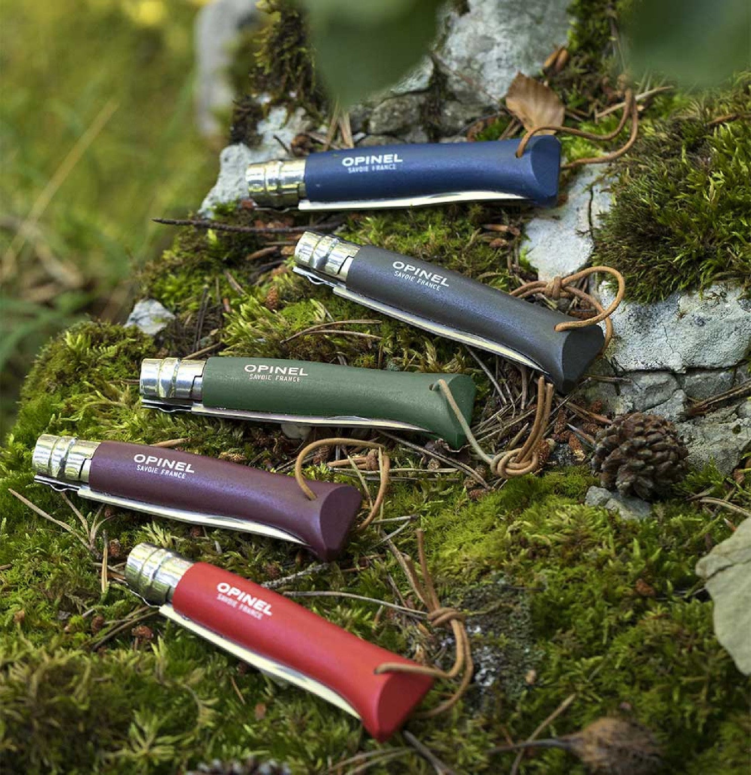 Opinel Colorama N°08 zavírací nůž 8,5 cm, zelená, 001703
