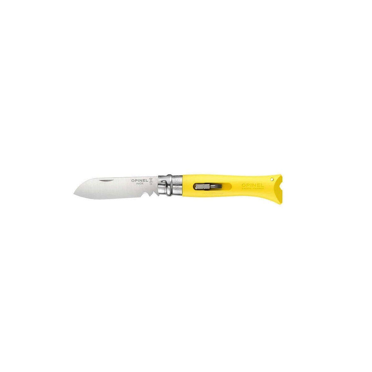 Opinel DIY N°09 multi-function knife 8 cm, yellow, 001804
