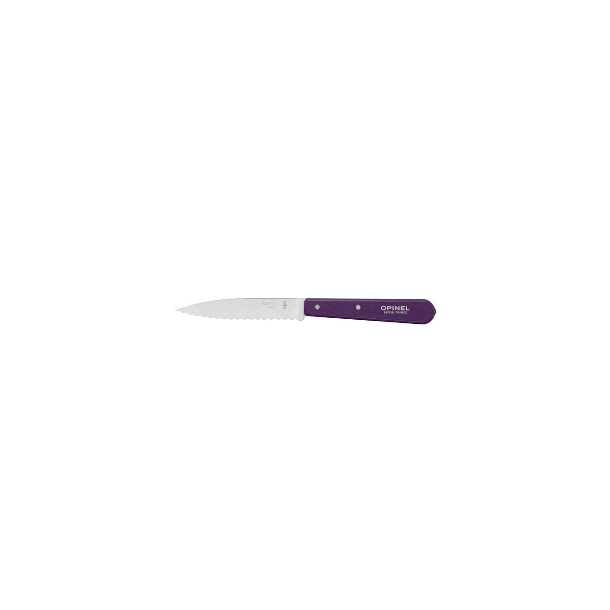 Opinel Les Essentiels N°113 serrated carving knife 10 cm, plum, 001919