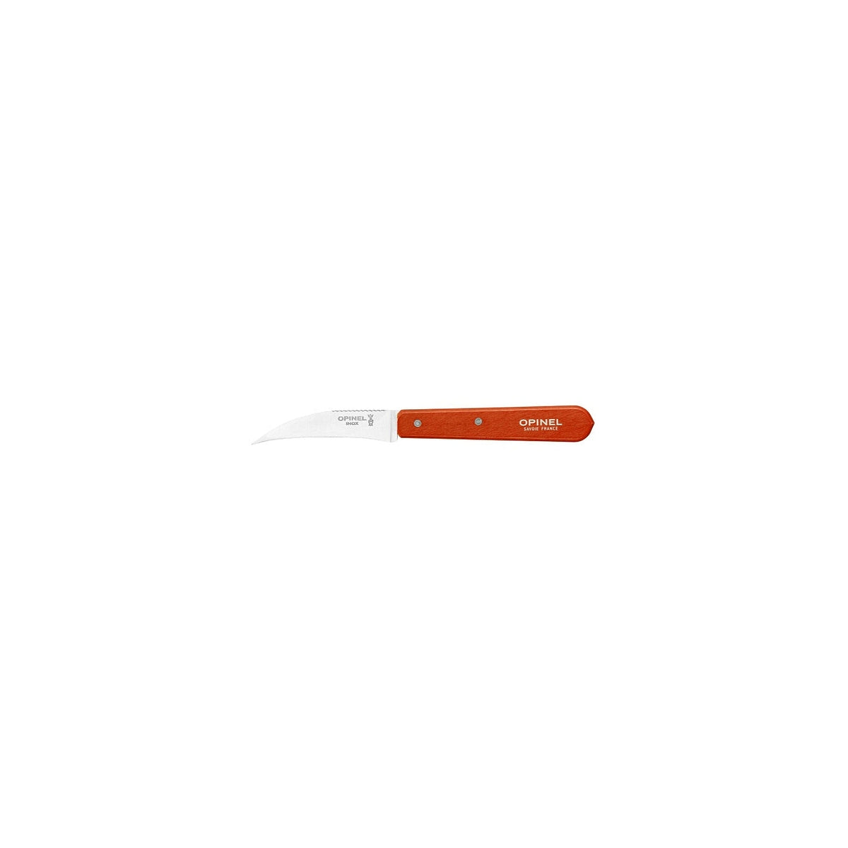 Opinel Les Essentiels N°114 vegetable knife 7 cm, tangerine, 001926