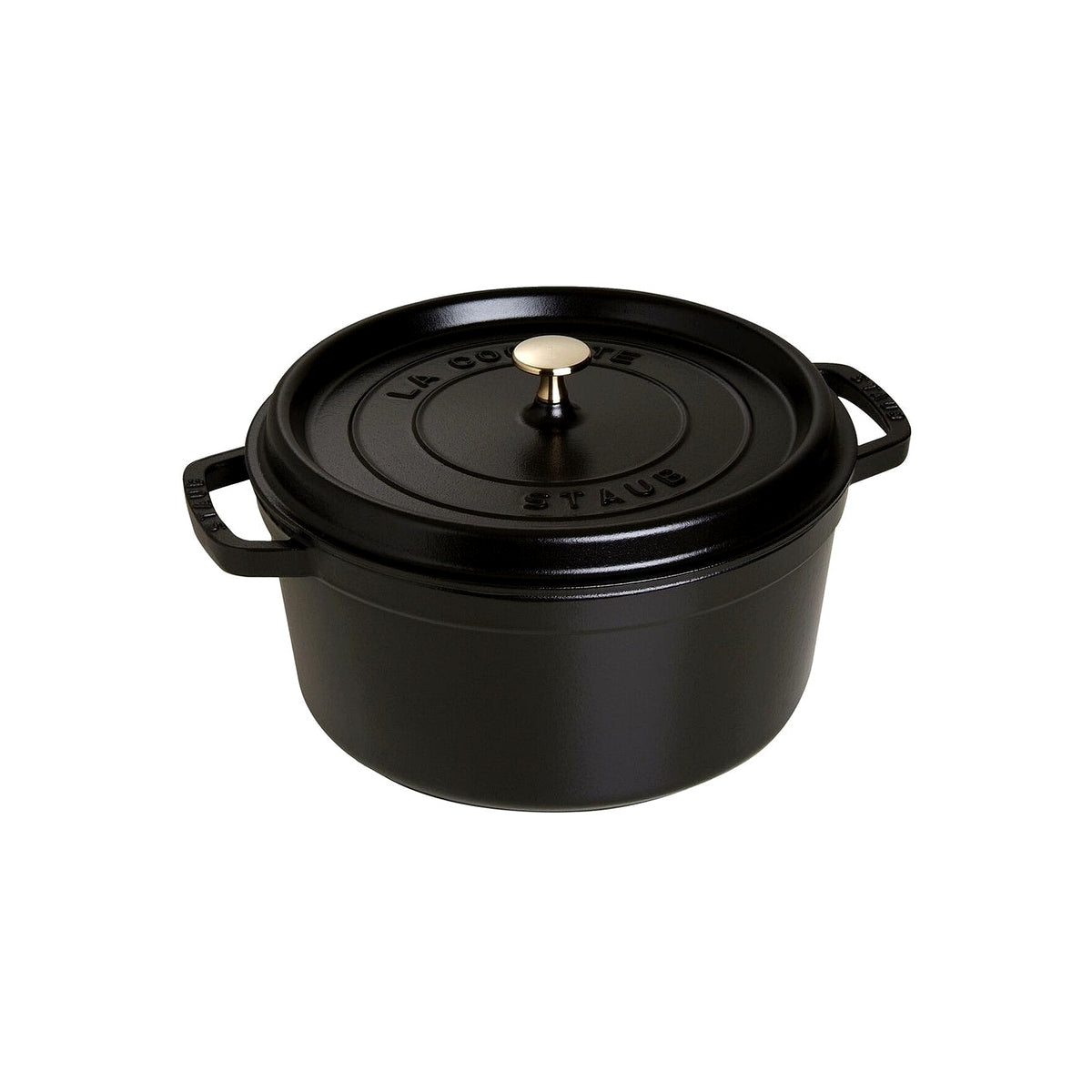 STAUB Okrúhly hrniec, 28 cm/5,85 l, čierny