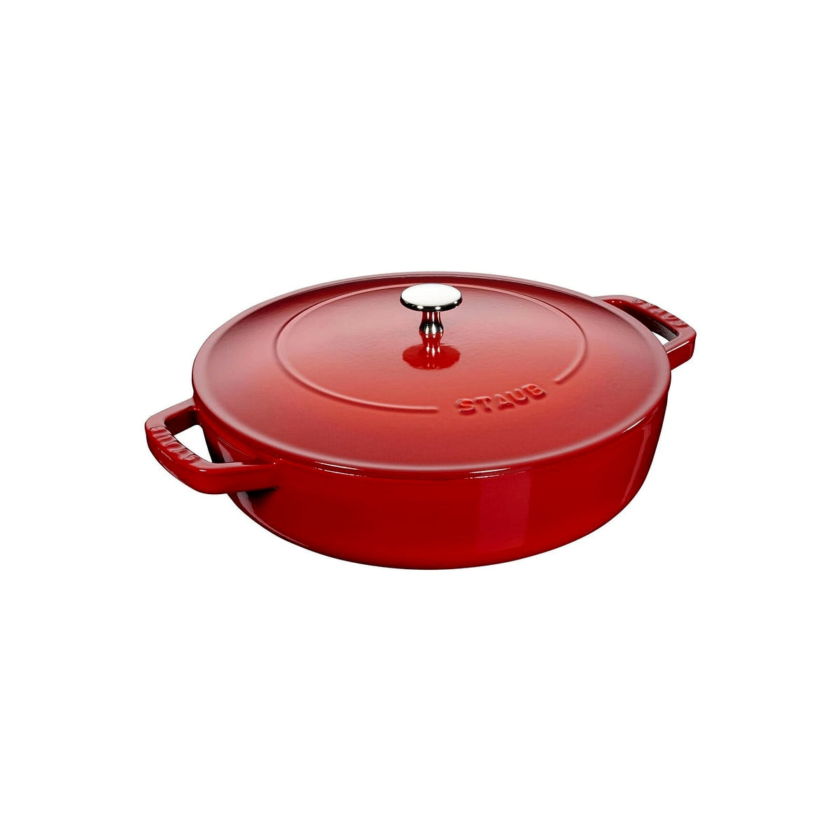 Staub Chistera kastrol s poklicí 24 cm/2,4 l višňová, 12612406
