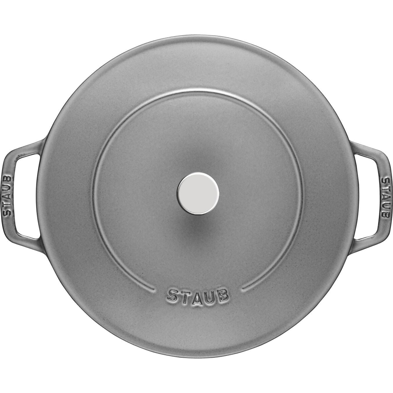 Staub Chistera kastrol s poklicí 24 cm/2,4 l šedý, 12612418