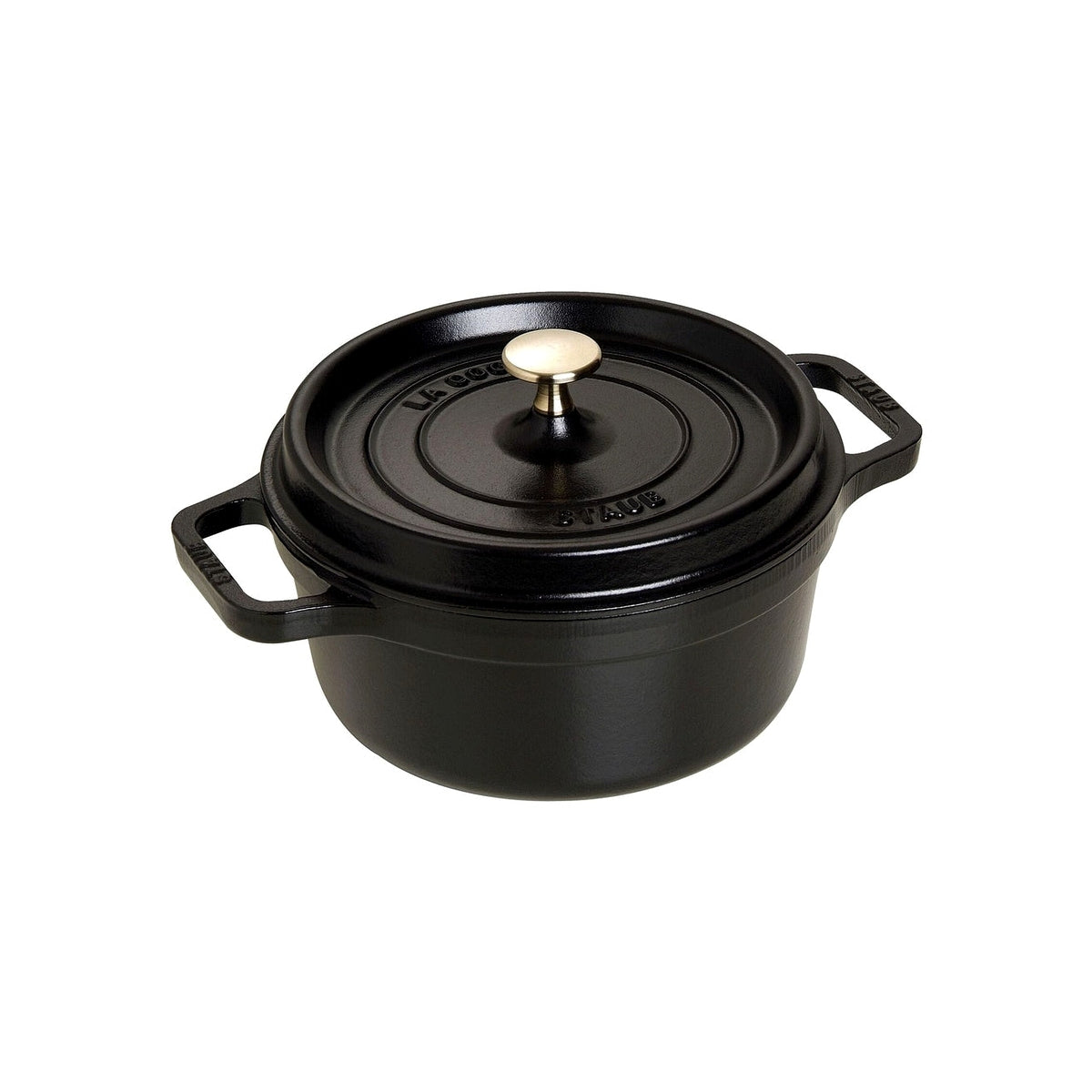 STAUB Cocotte hrnec kulatý 22 cm/2,6l černý