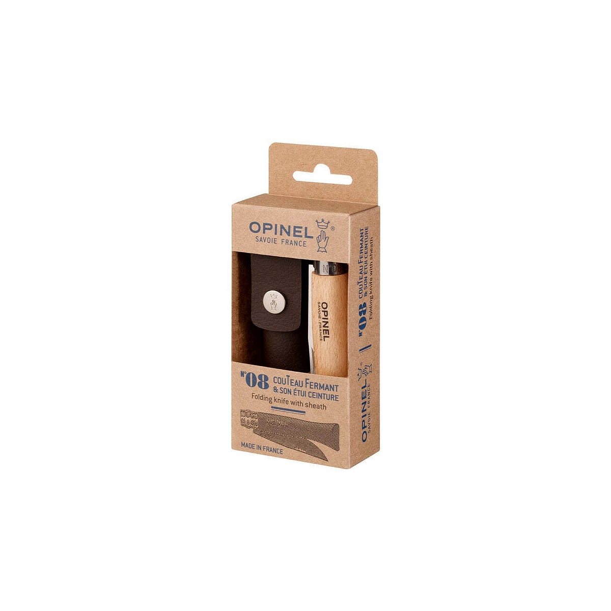 Opinel Inox N°08 dárkové balení nože s pouzdrem, 001089