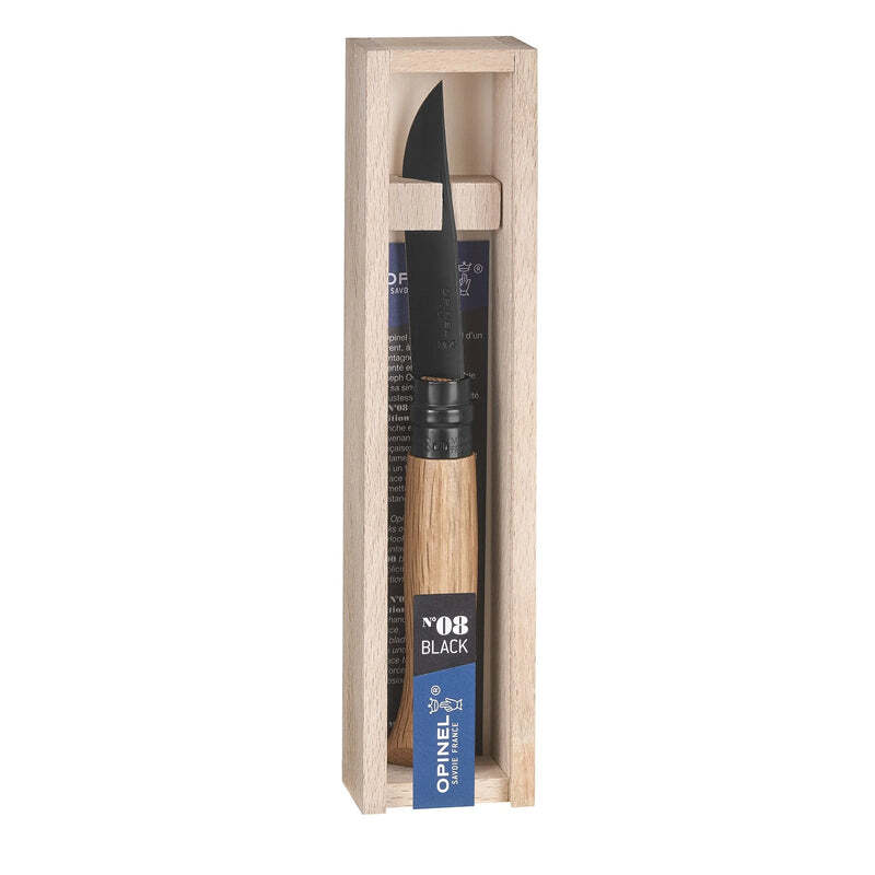 Zatvárací nôž Opinel Black Oak N°08 8,5 cm, 002172