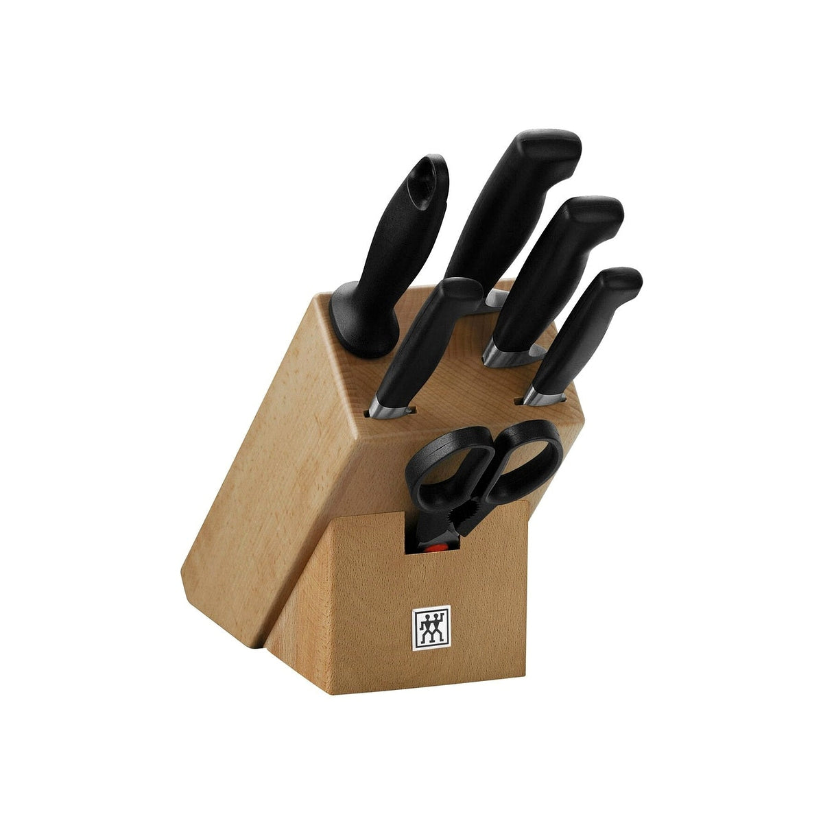 Zwilling Four Star beech block with 7 knives, 35066-000
