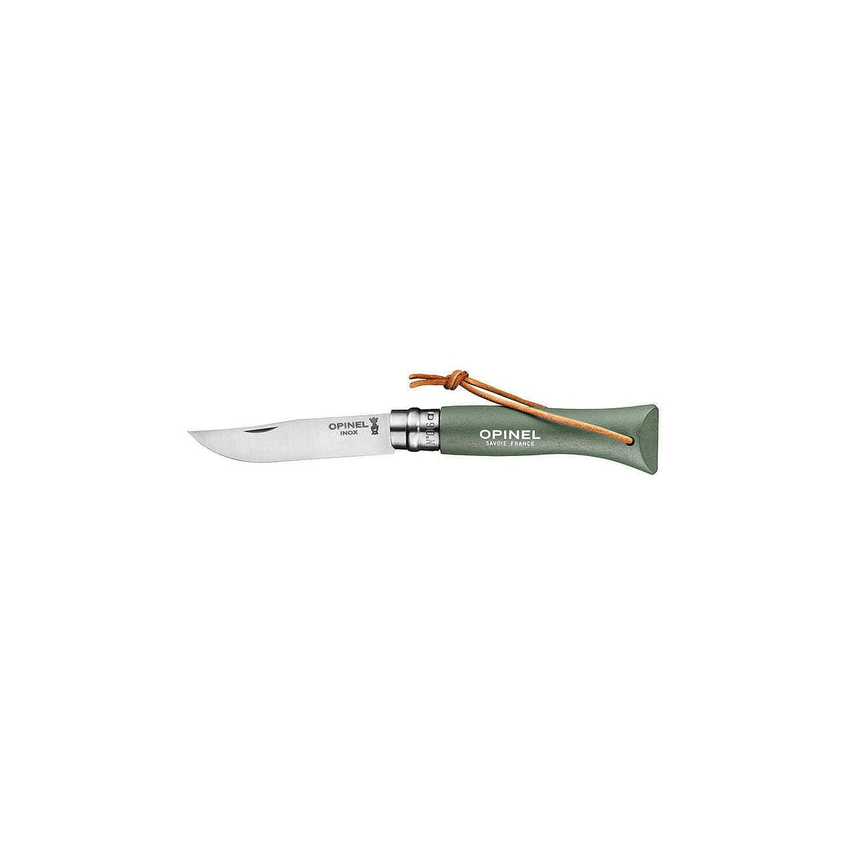 Opinel Colorama N°06 folding knife 7 cm, green, 002203