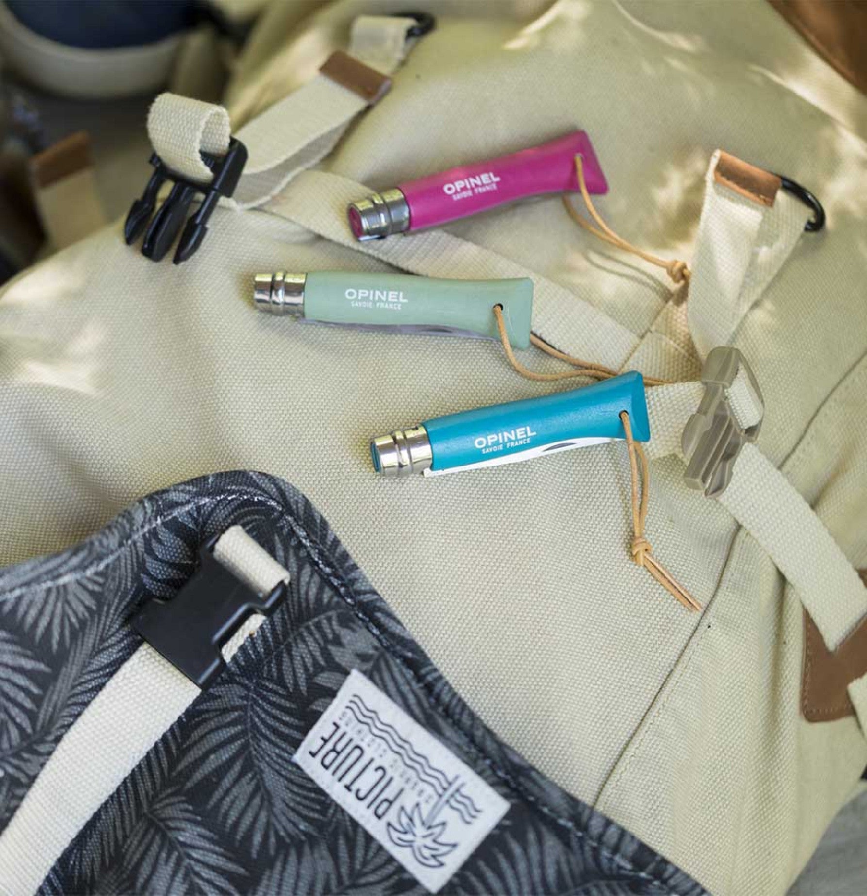 Opinel Colorama N°06 folding knife 7 cm, green, 002203