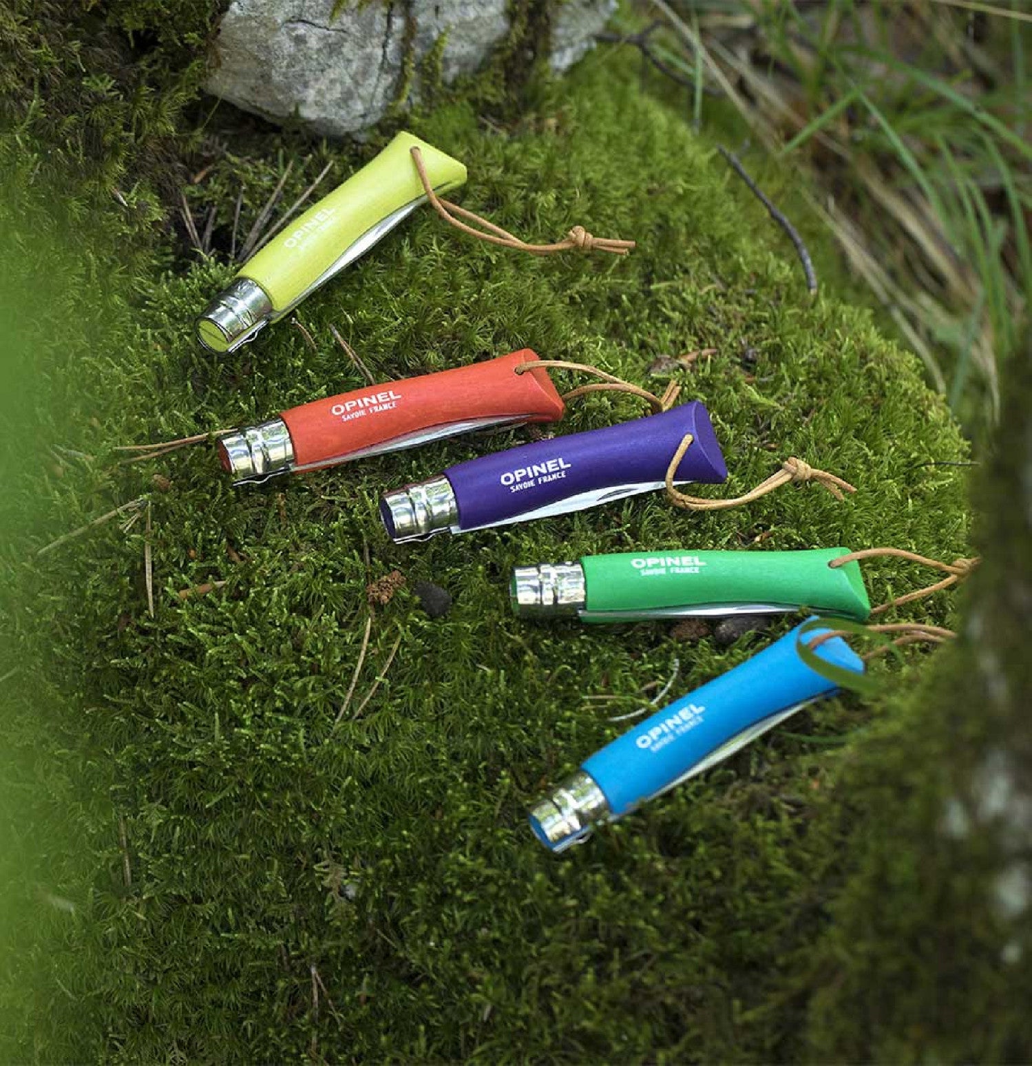 Opinel Colorama N°07 zavírací nůž 8 cm, modrá, 002206