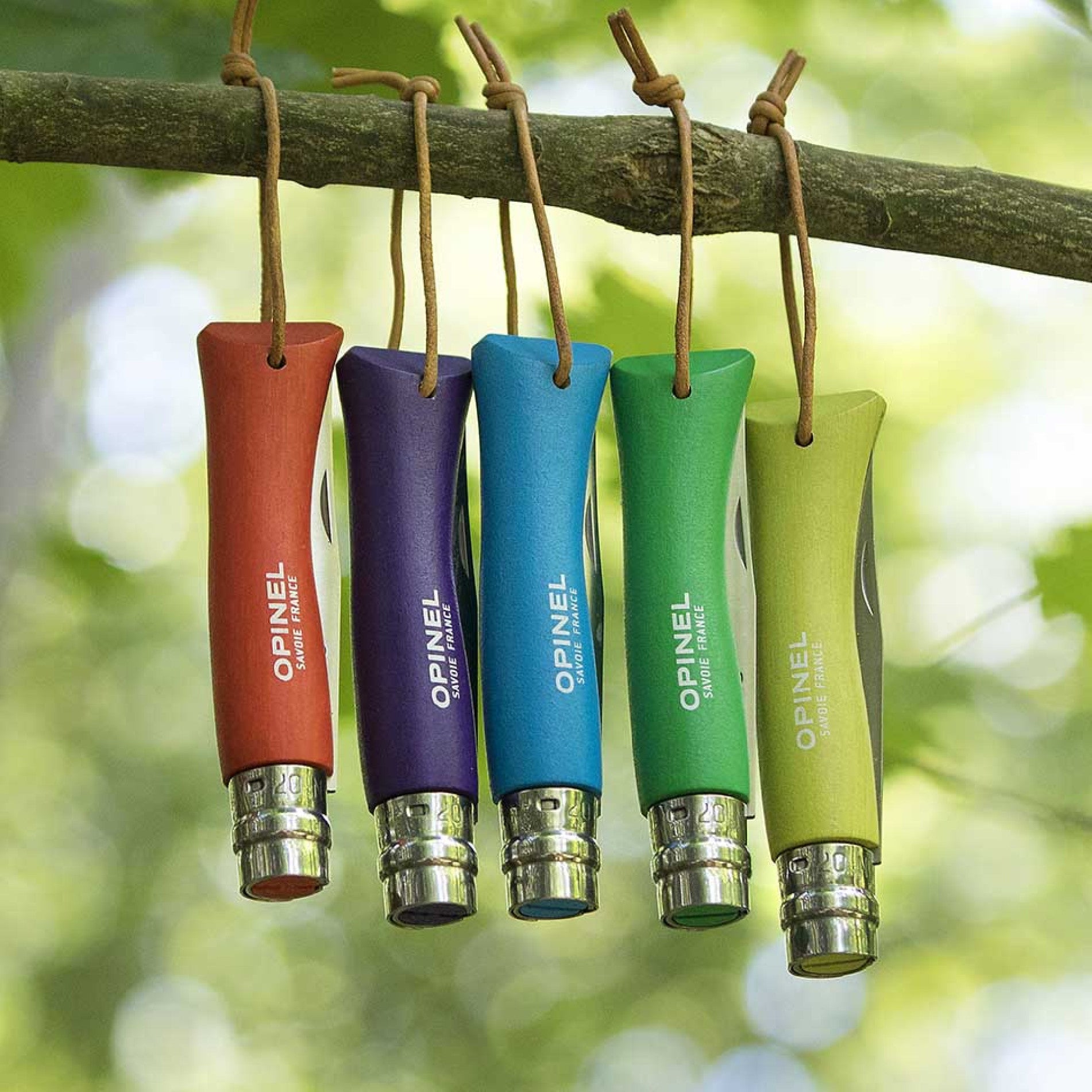 Opinel Colorama N°07 zavírací nůž 8 cm, zelená, 002210