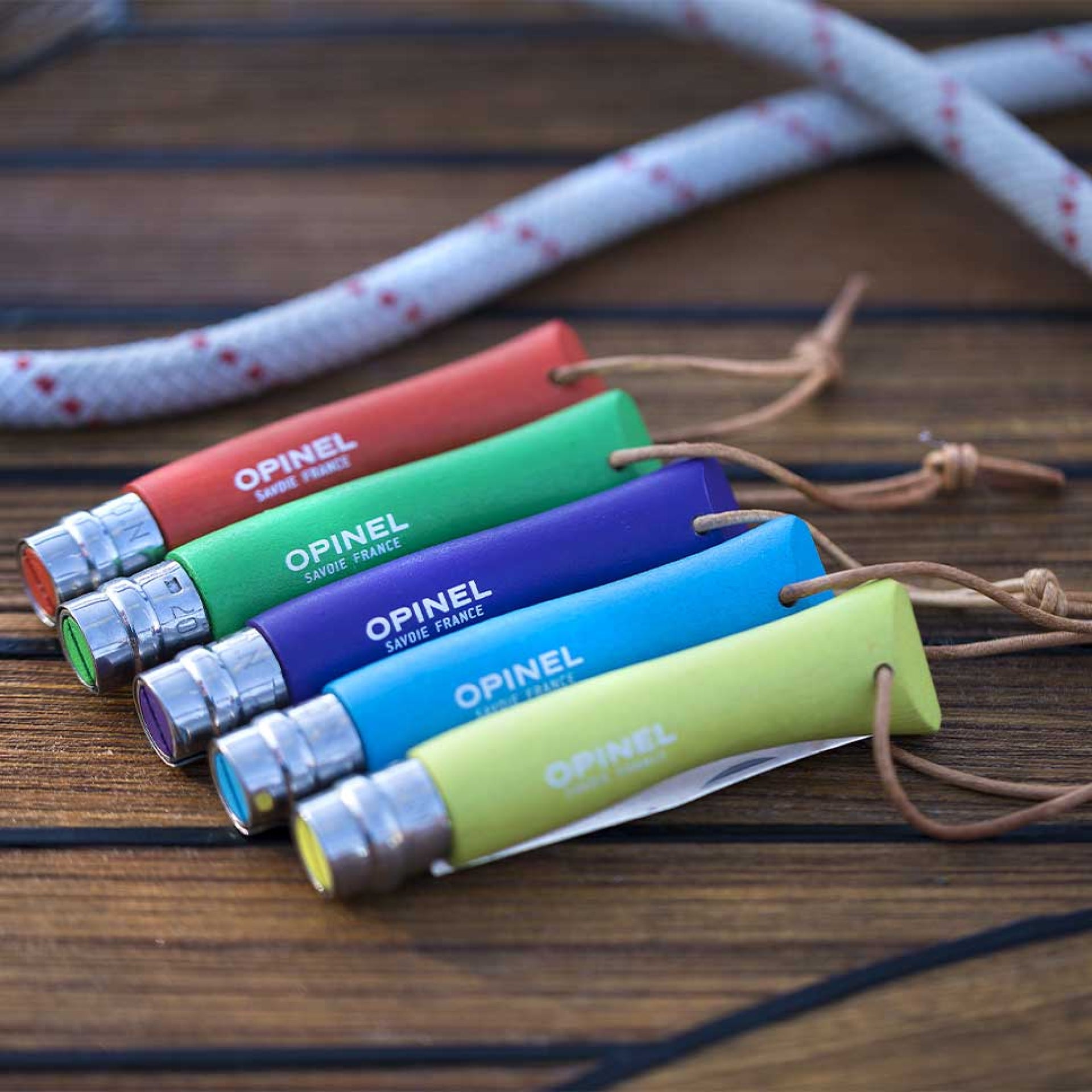 Opinel Colorama N°07 zavírací nůž 8 cm, zelená, 002210