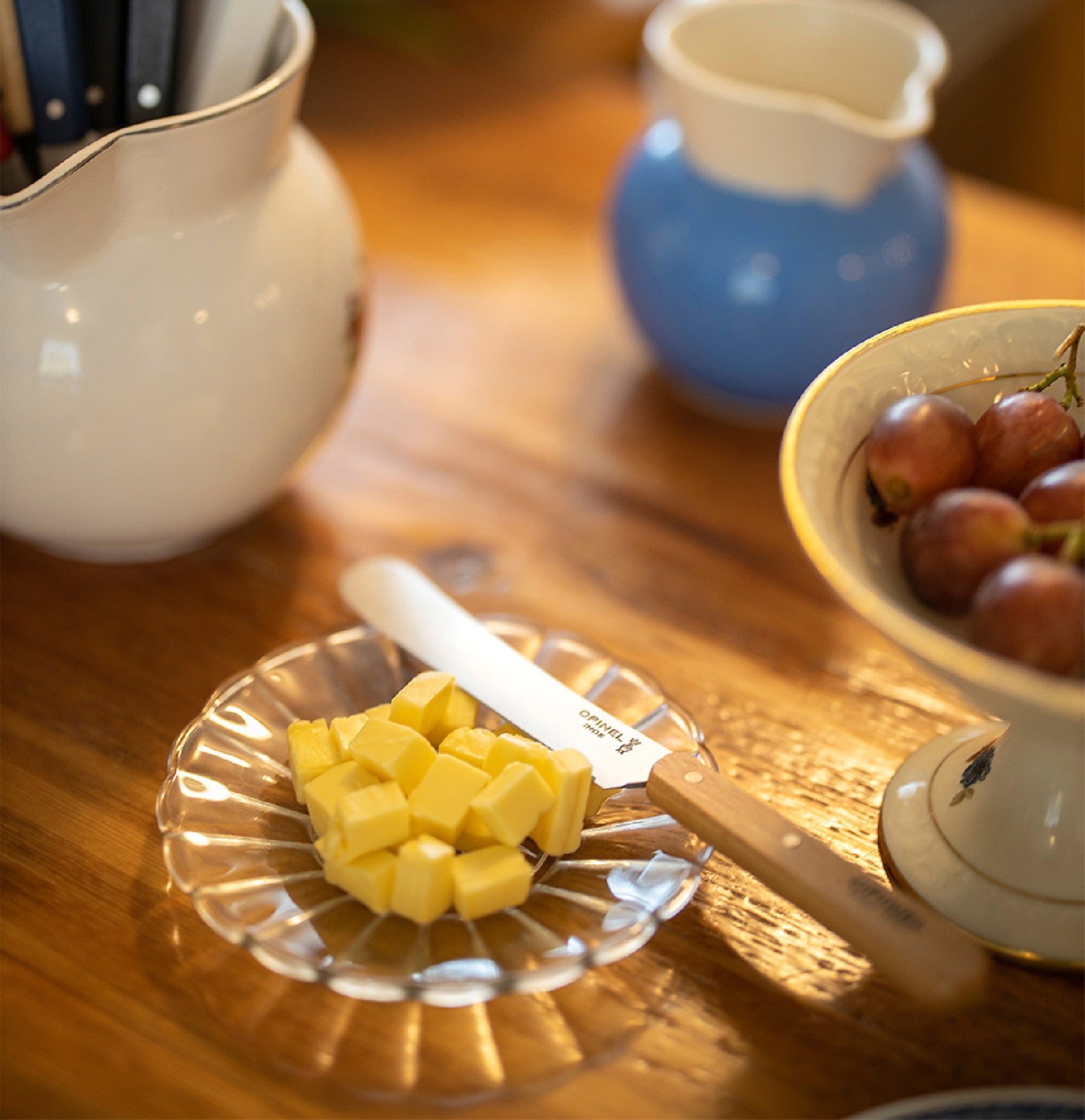 Raňajkový nôž Opinel Les Essentiels 11,5 cm, prírodný, 002175