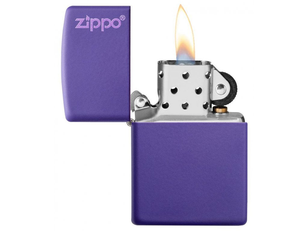 Zapalovač Zippo 26097 Purple Matte Zippo Logo