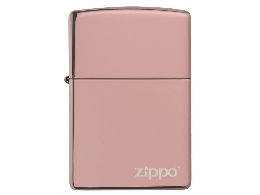 Zapalovač Zippo 26908 High Polish Rose Gold Zippo Logo