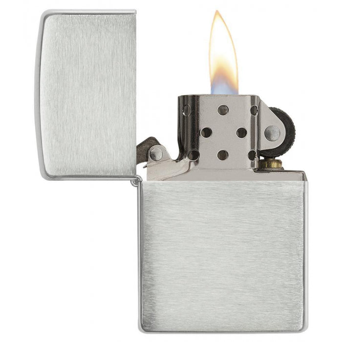 Zapalovač Zippo 28021 Brushed Sterling Silver Armor