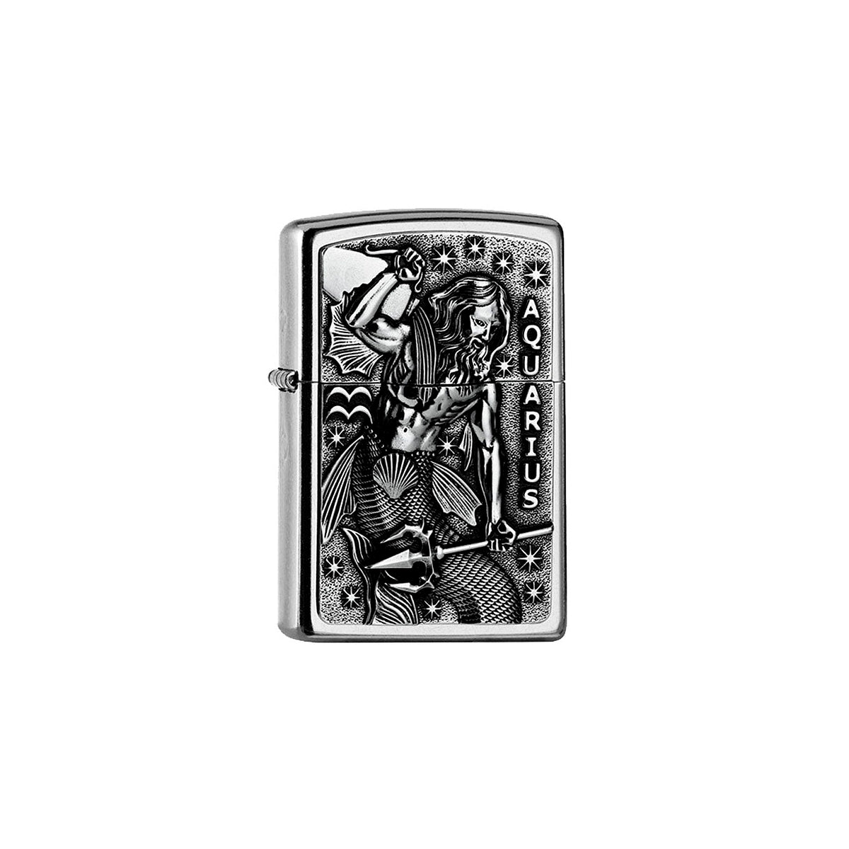 Zapalovač Zippo 25556 Aquarius Zodiac Emblem