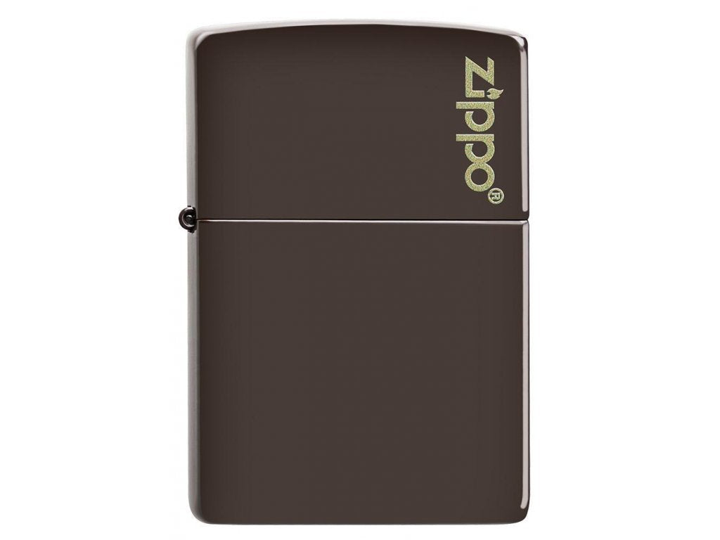 Zapalovač Zippo 26911 Brown Zippo Logo