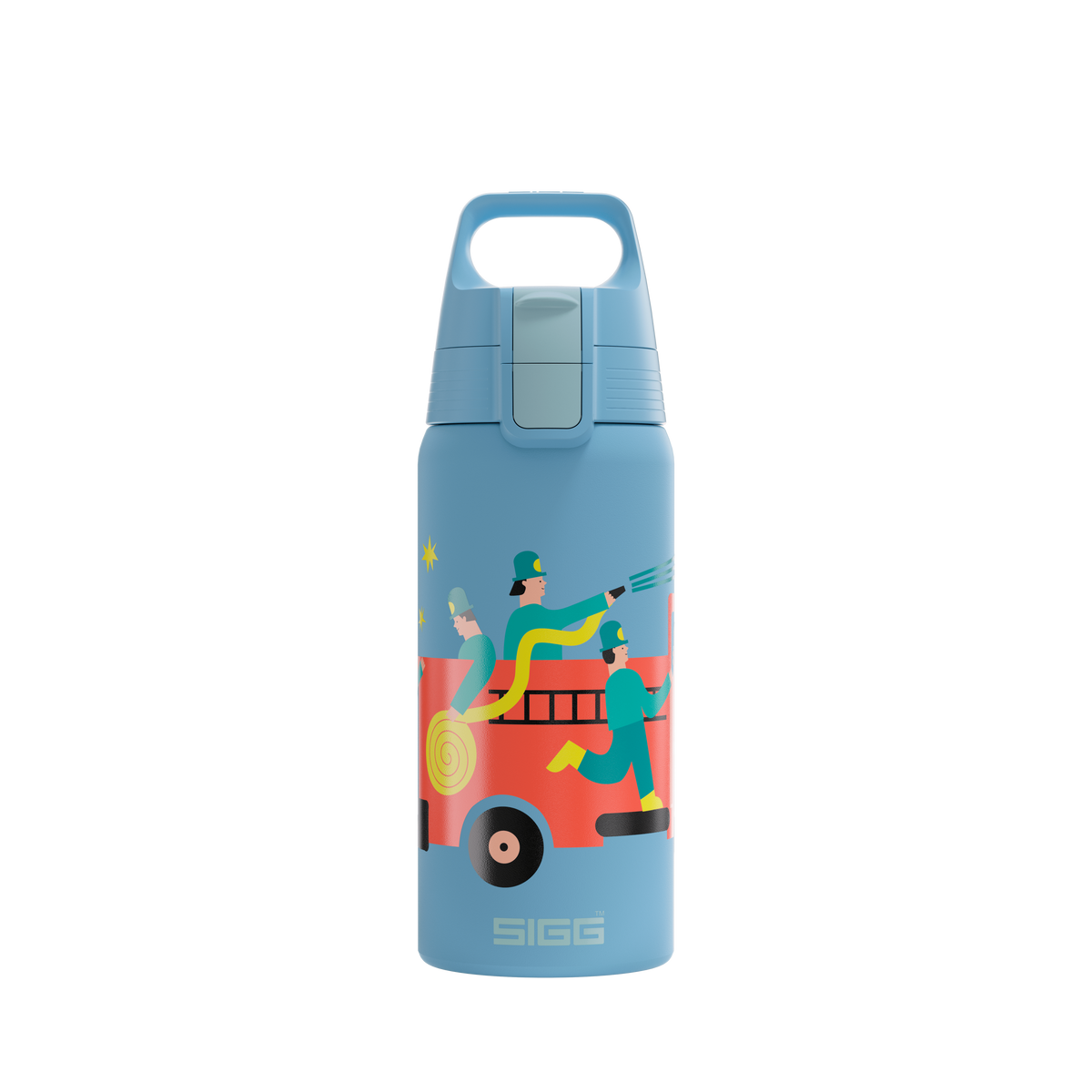 Sigg Shield Therm One dětská termoláhev na pití 500 ml, pompiers, 6022.80