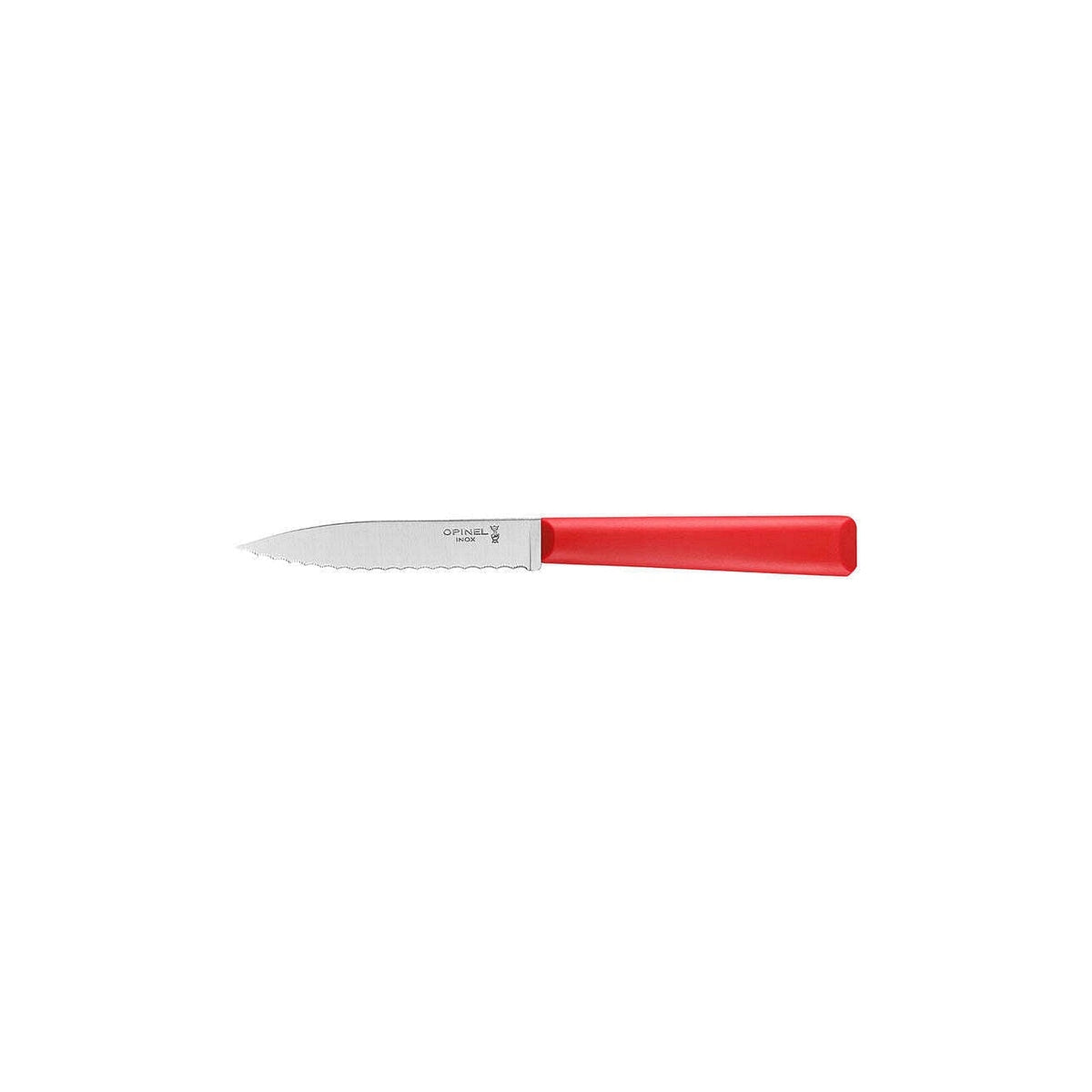 Opinel Essentiels N°313 serrated vegetable knife 10 cm, red, 002355