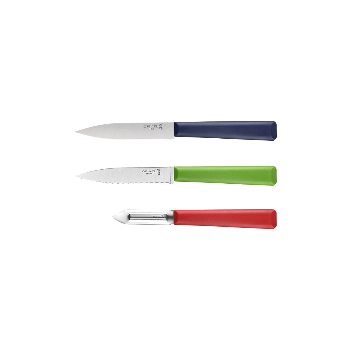 Opinel Les Essentiels+ Trio knife and scraper set 3 pcs, 002359