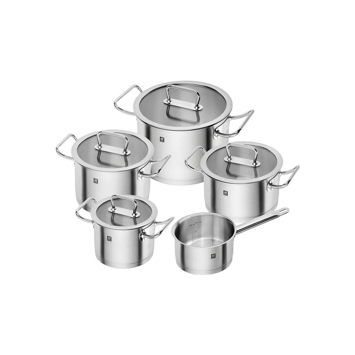 Zwilling Pro stainless steel cookware set, 5 pcs