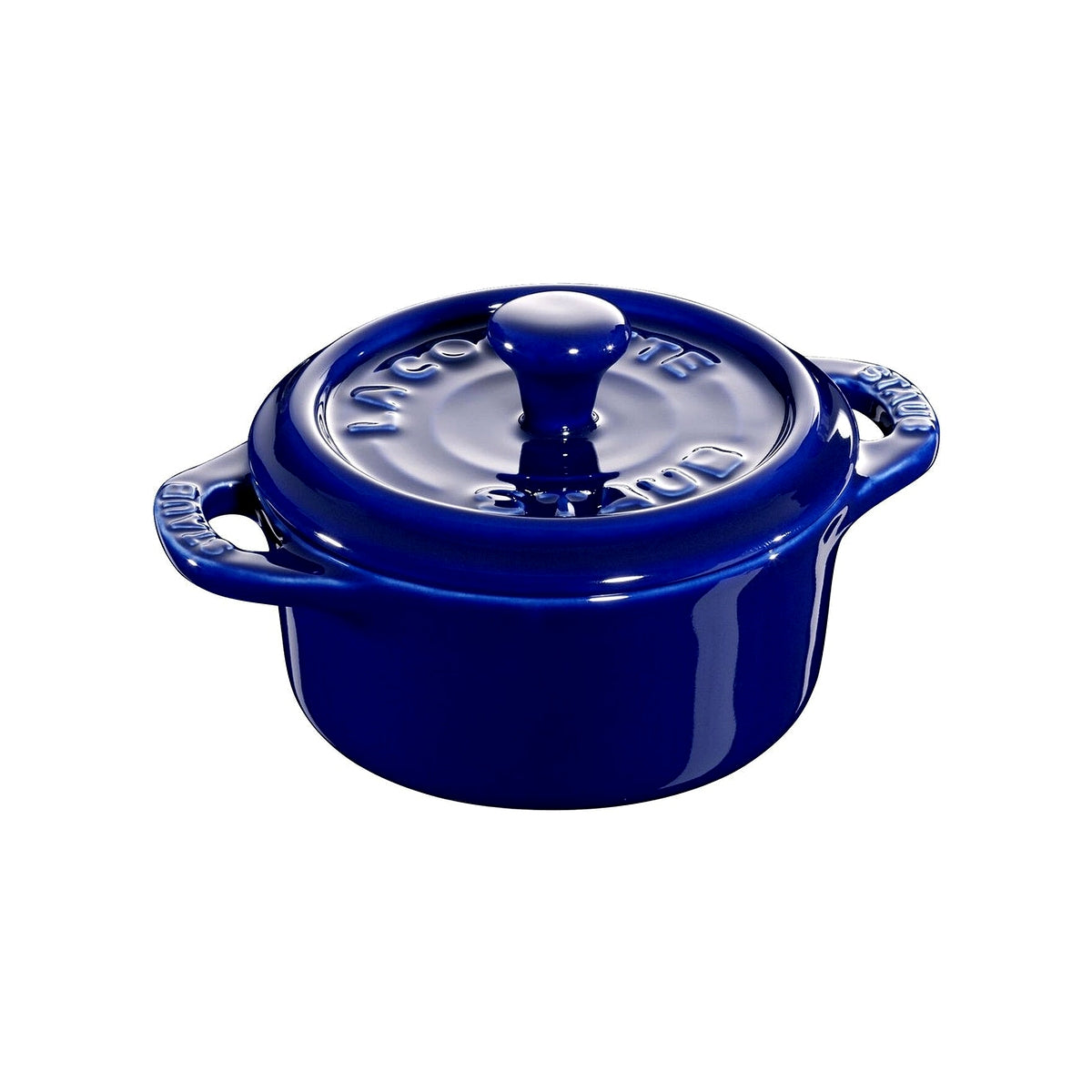 Staub Cocotte Mini hrnec kulatý 0,2 l keramika modrá, 40510-786