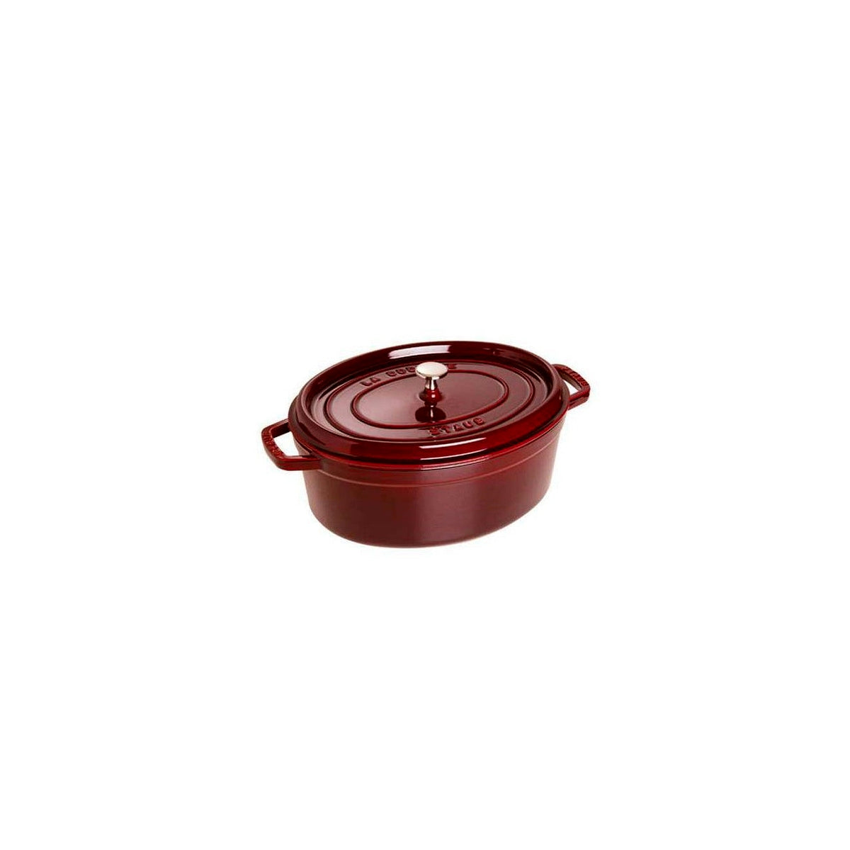 Staub Cocotte hrnec oválný 31 cm/5,5 l grenadina, 1103187