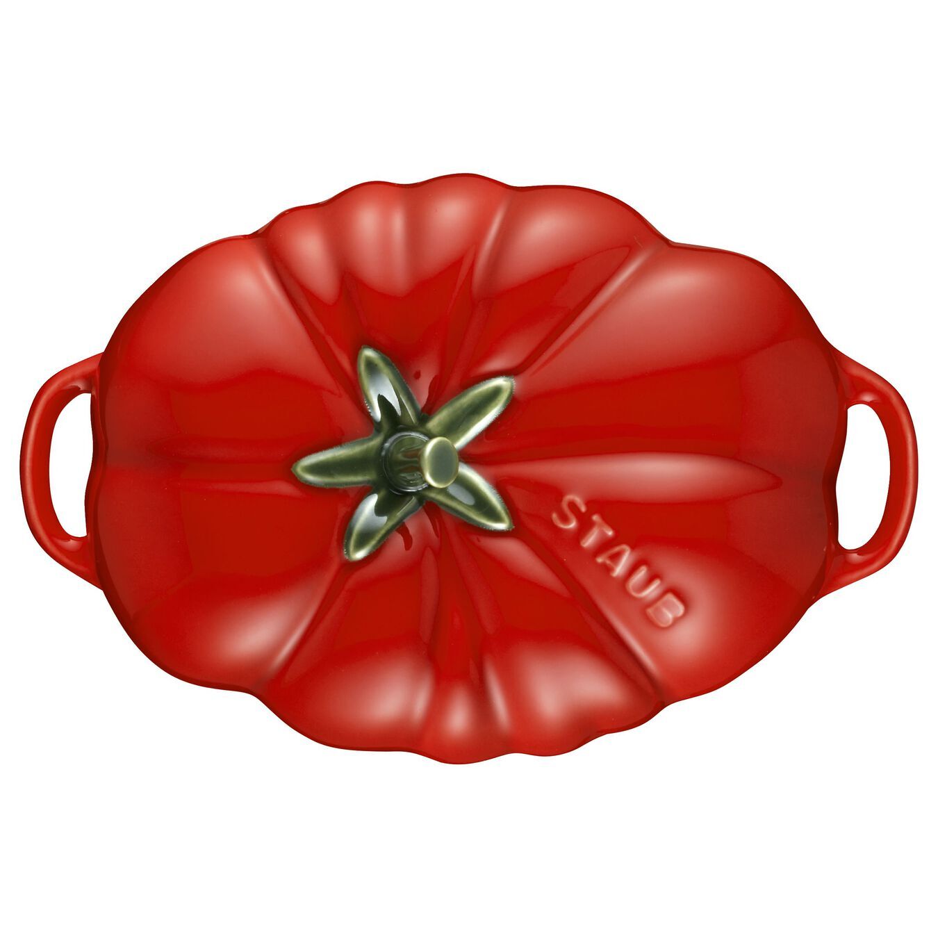 Staub Cocotte keramická zapékací miska ve tvaru rajčete 16 cm/0,5 l, červená, 40511-855