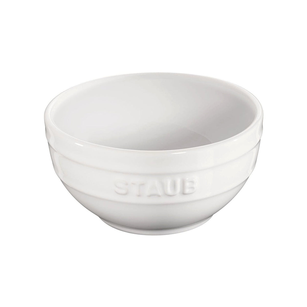 Staub ceramic round bowl 12 cm/0,4 l white, 40511-125