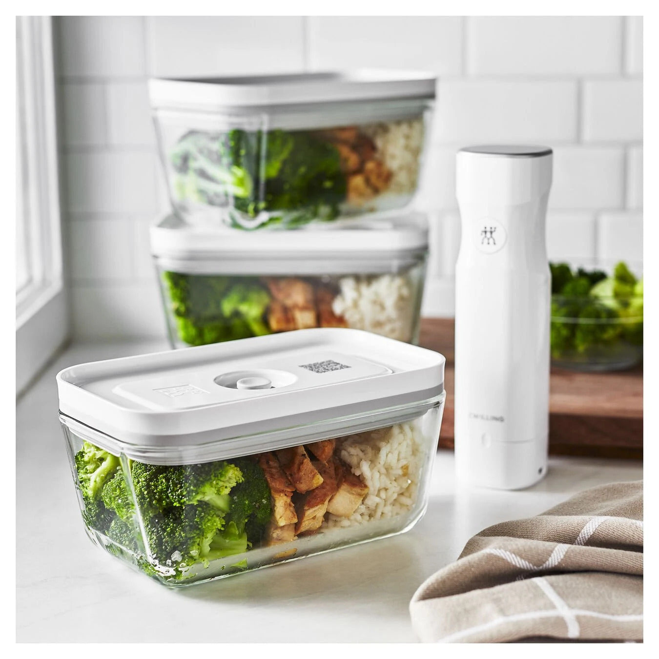 Zwilling Fresh & Save vacuum food jar, glass M 0,9 l, 36803-200