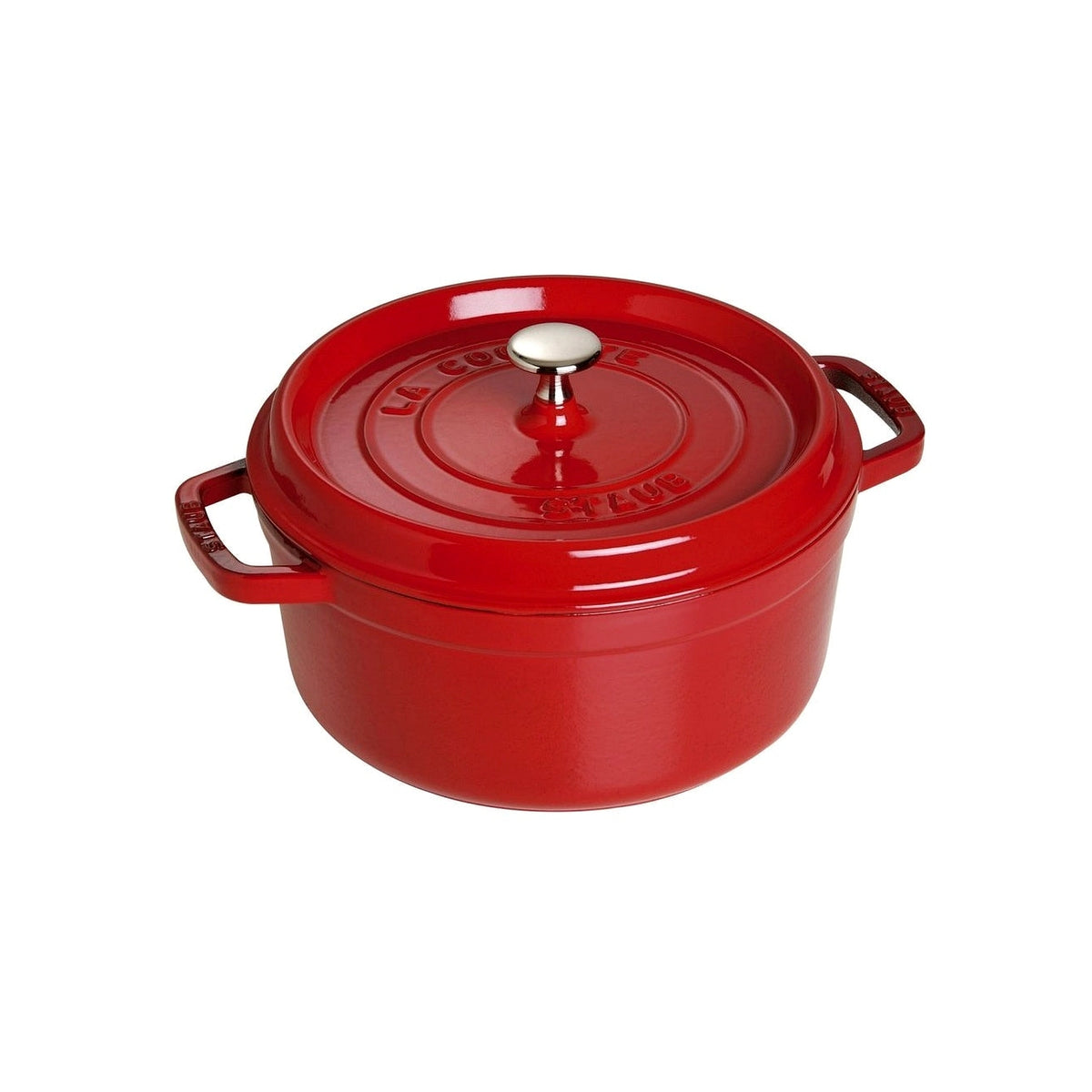 Staub Cocotte hrnec kulatý 20 cm / 2,2 l višňová,  1102006